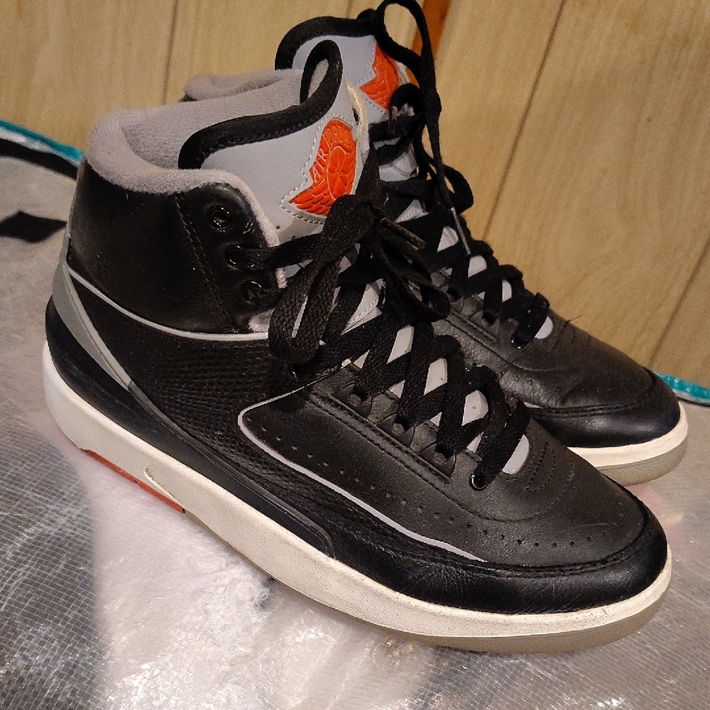 Jordan Black and White Sneakers